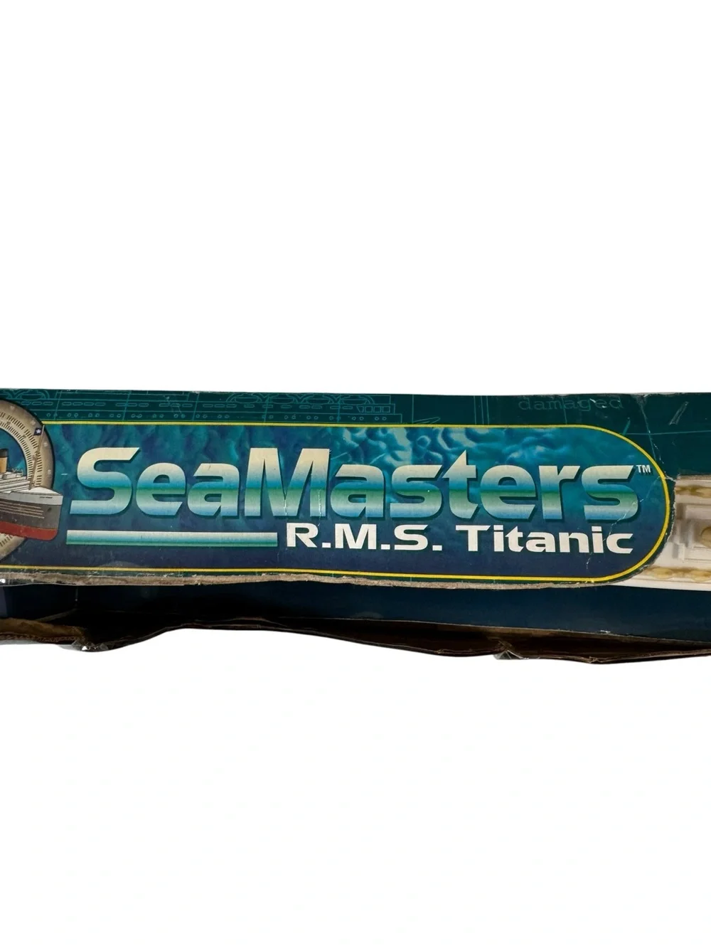 Vintage Seamasters R.M.S Titanic rare Battery Operated Ship Toy New Damaged Box